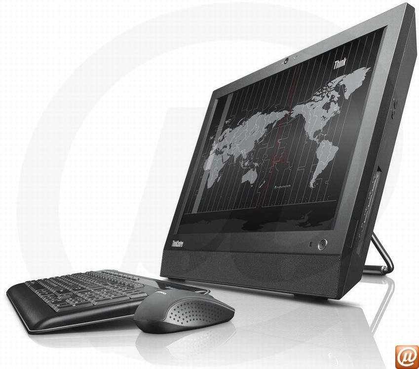0401B7P - Desktop-PC All-in-One ThinkCentre Lenovo A70z Intel Core 2 Duo E7500 (2.93GHz) 2GB PC3-8500 DDR3-1066MHz 320GB 19" DVD-RW Windows 7 Professional Wi-Fi WebCam